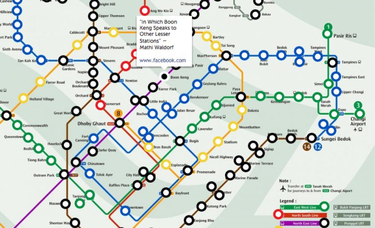 mrt ٹرین کا نقشہ سنگاپور