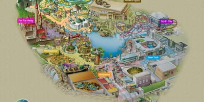 رزارٹ دنیا sentosa نقشہ