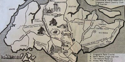 پرانے نقشہ کی سنگاپور