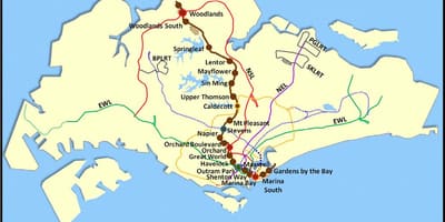 Lta mrt نقشہ