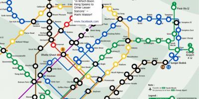 Mrt ٹرین کا نقشہ سنگاپور